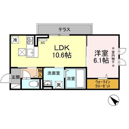 アグノス エーナの物件間取画像